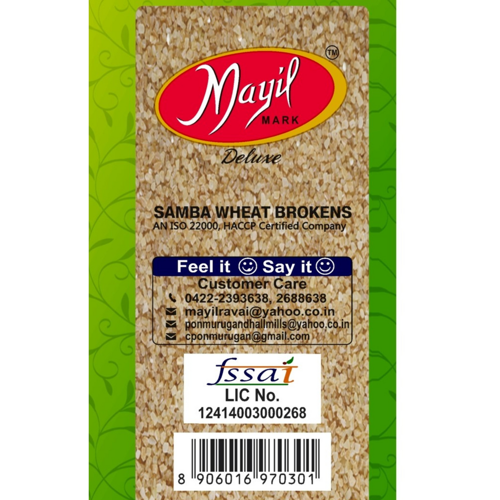 MVR ORGANICS - MAYIL MARK KHAPLI RAVA 500G