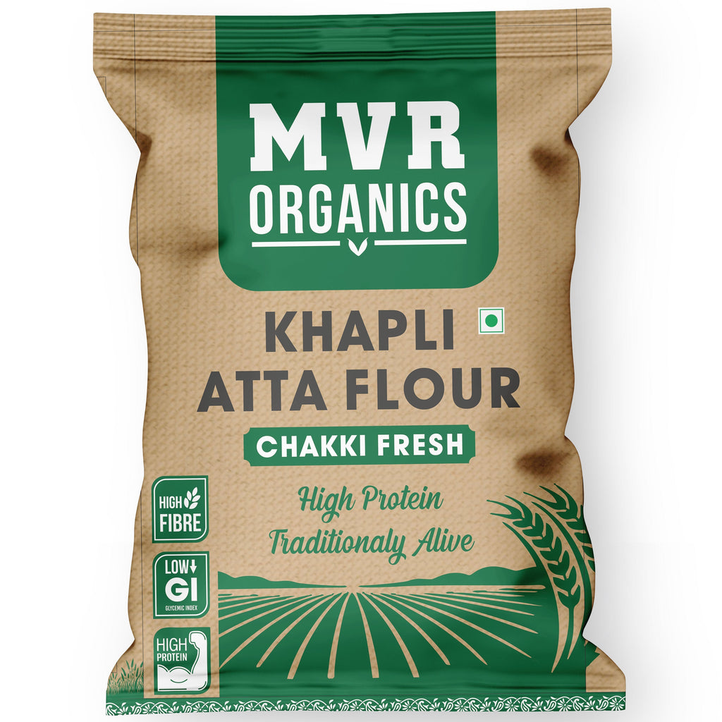 MVR ORGANICS - KHAPLI ATTA 1KG